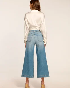 Best Wide Leg Cropped Tyra Jean Denim | Bottoms
