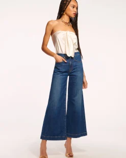 Best Wide Leg Cropped Tyra Jean Denim | Bottoms