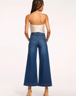 Best Wide Leg Cropped Tyra Jean Denim | Bottoms