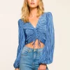 Outlet Yolande V-Neck Crop Top Tops