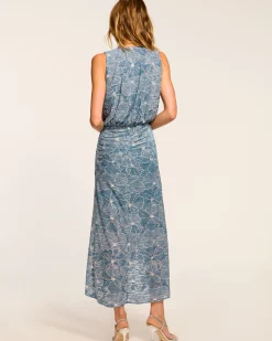 Outlet Yuka V-Neck Midi Dress Dresses