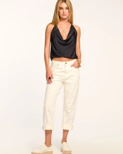 Best Yuki Cuffed Boyfriend Jean Denim | Bottoms