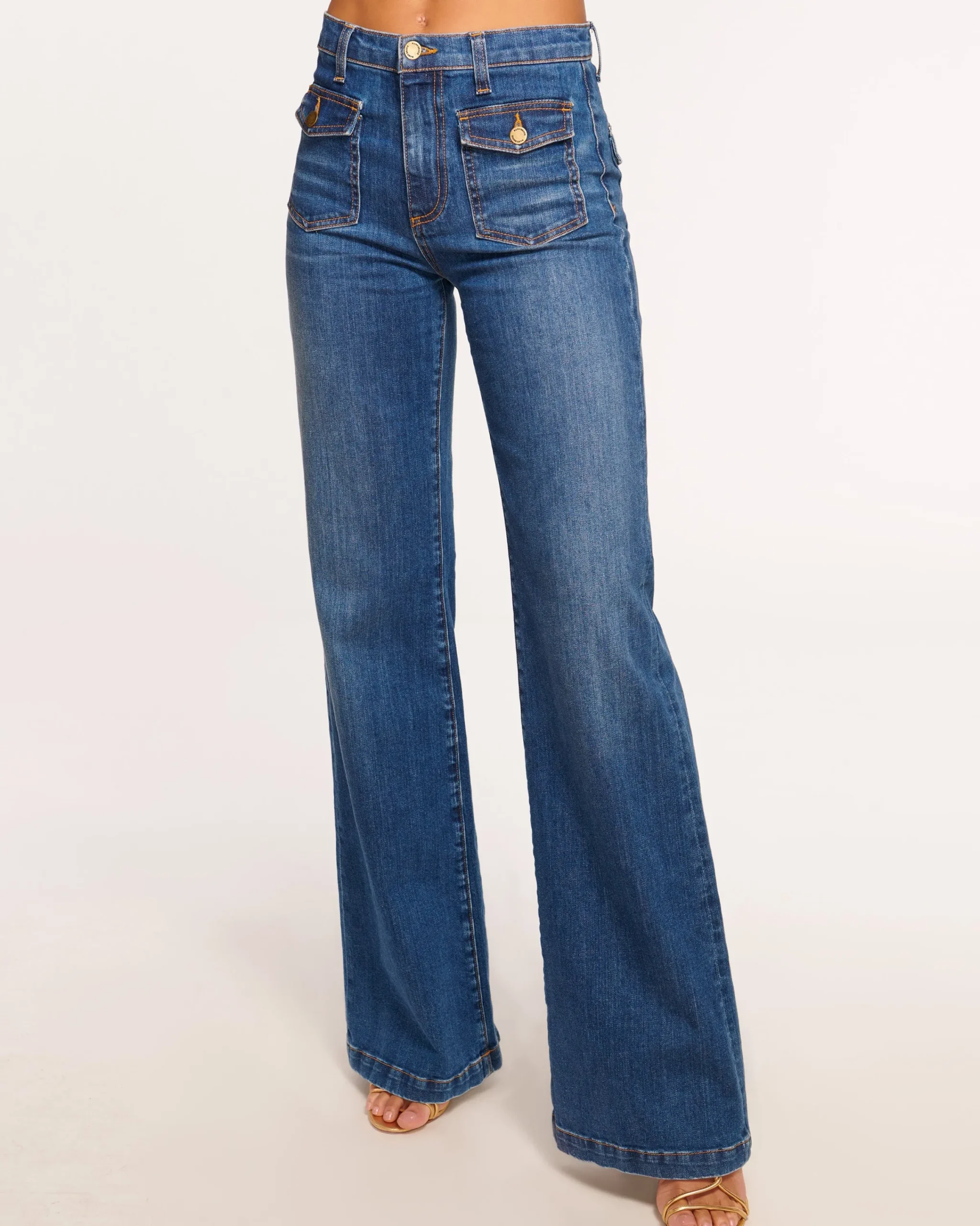 Sale Zariah Wide Leg Jean Denim | Bottoms